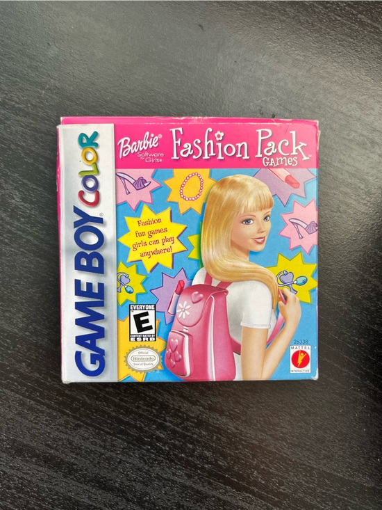 Barbie Other - Vintage Barbie Fashion Pack Game for GameBoy Color